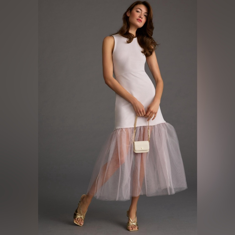 Maeve by Anthropologie Lavender Tulle Dress - Size S